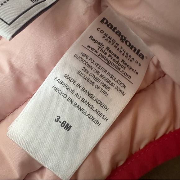 Patagonia Baby Down Sweater Vest Size 3-6 months - Picture 7 of 11